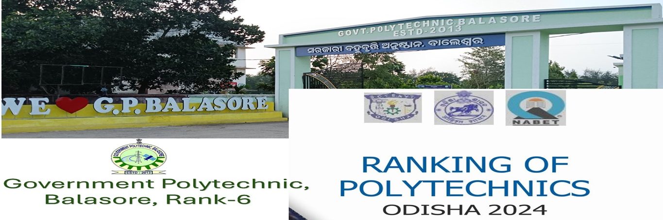 Govt. Polytechnic, Balasore scored Rank-6